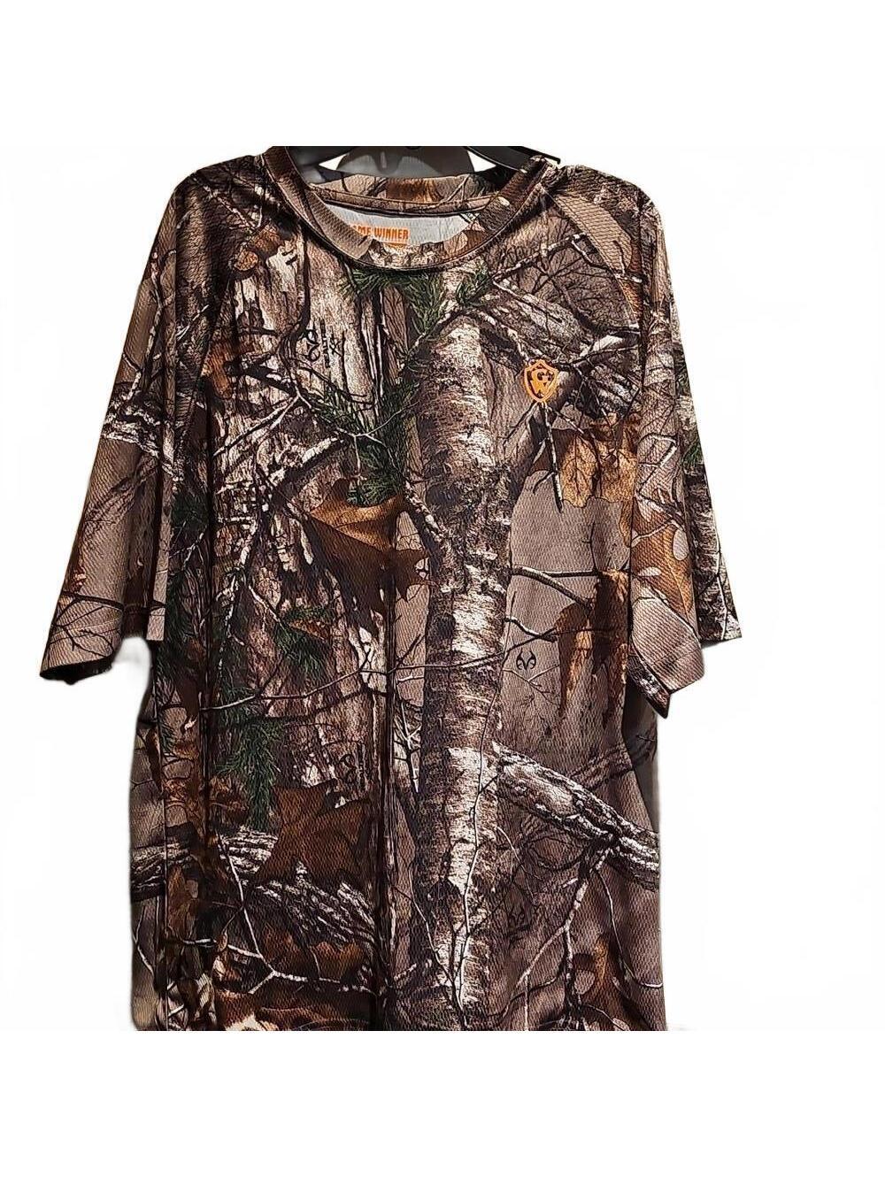 Game Winner Realtree Camo Short Sleeve Shirt Size S